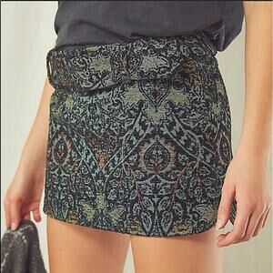 Free People On The Go-Go Jacquard Mini Skirt - NWT